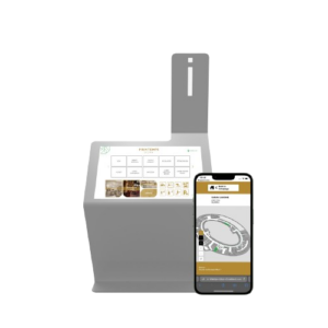 Wayfinding kiosks and map mobile - Shopping center Printemps