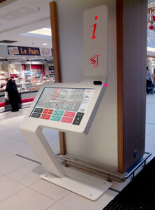 Kiosk "Gazelle Fit" for PRM in shopping mall