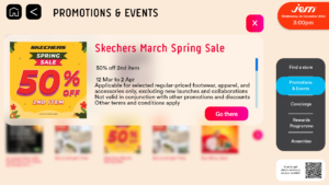 API - Promotions and events - shopping center JEM